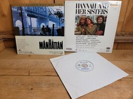  Laserdisc Lot of 2 Woody Allen Movies Hannah and Her Sisters &amp; Manhatta... - $40.24