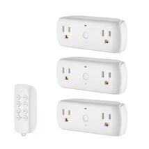 3-Pack Commercial Electric 2 Outlet Wireless Indoor Remote Control AC/DC... - $14.95