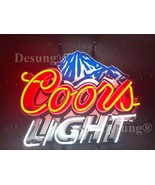New Coors Light Mountain Neon Sign 19&quot;x15&quot; with HD Vivid Printing Techno... - £130.68 GBP
