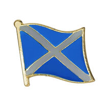SCOTLAND FLAG LAPEL PINS 0.5" St Andrews Cross Saltire Badge Scottish Ti... - $1.95