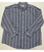 Orvis Dress Shirt Men 2XL 2XLarge Blue Plaid Pocket Long Sleeve Button U... - $461.09 MXN