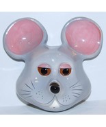 HTF VINTAGE BABBACOMBE DEVON ENGLAND POTTERY MOUSE HEAD WALL STRING HOLDER - €64,48 EUR