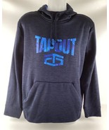 Tapout Pullover Hoodie Men&#39;s X-Large XL Camo Blue Sweatshirt Logo Long S... - $752.94 MXN