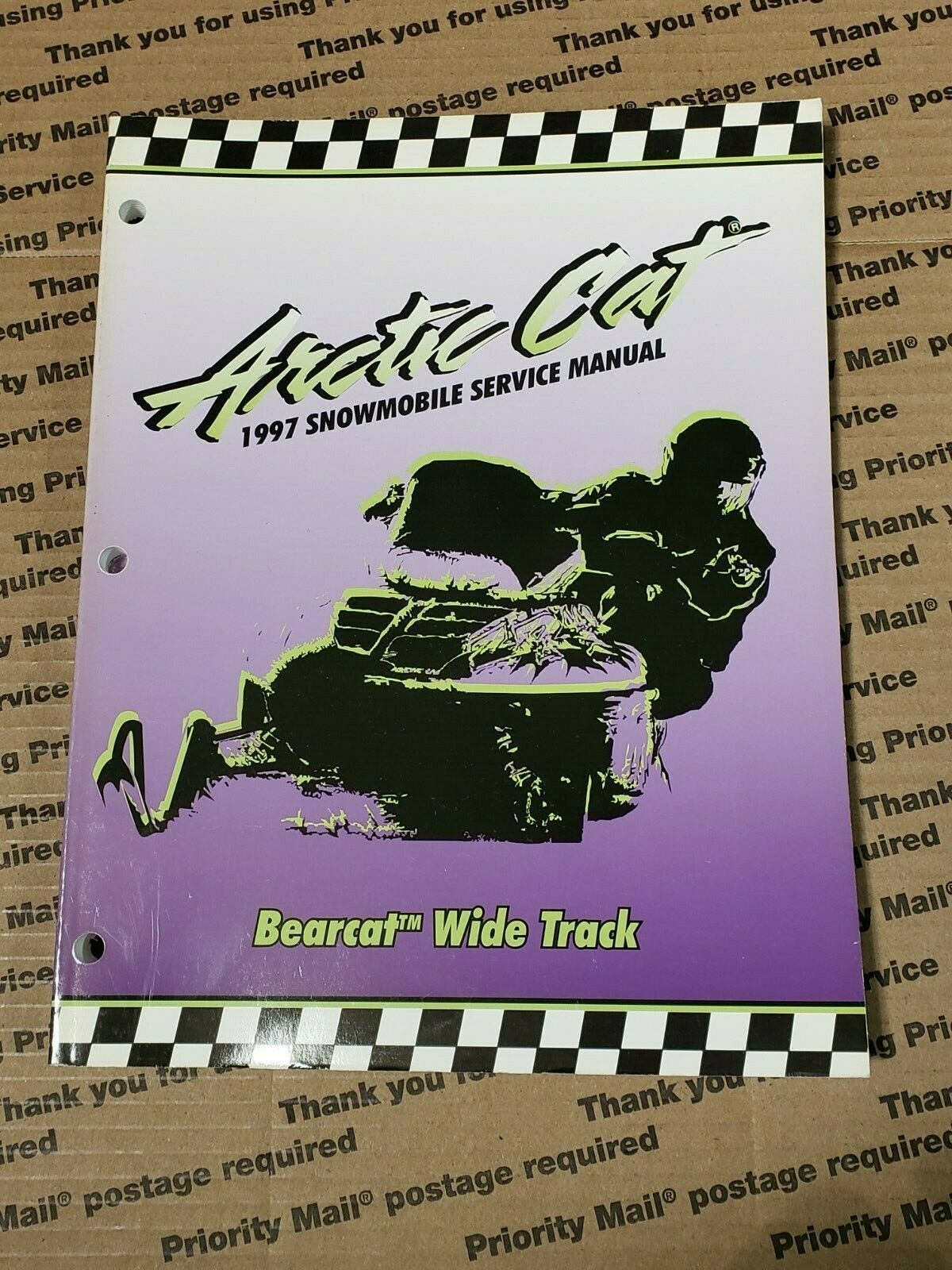 ARCTIC CAT Snowmobile 1997 Bearcat Wide Track Service Manual 2255-528 - $15.99