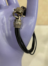 Multi Strand Silver Tone Clasp Womens Boho Fashion Bracelet - £9.08 GBP