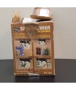 Vintage GE Spacemaker Electric Can Opener / Bag Opener White EC-60 NOS READ - $95.33 CAD