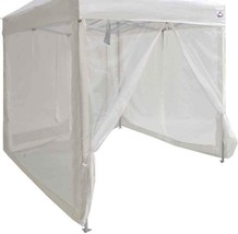 Impact Canopy Zippered Mesh Sidewalls For 10&#39; X 10&#39; Pop-Up Tent Canopy, White - £64.73 GBP