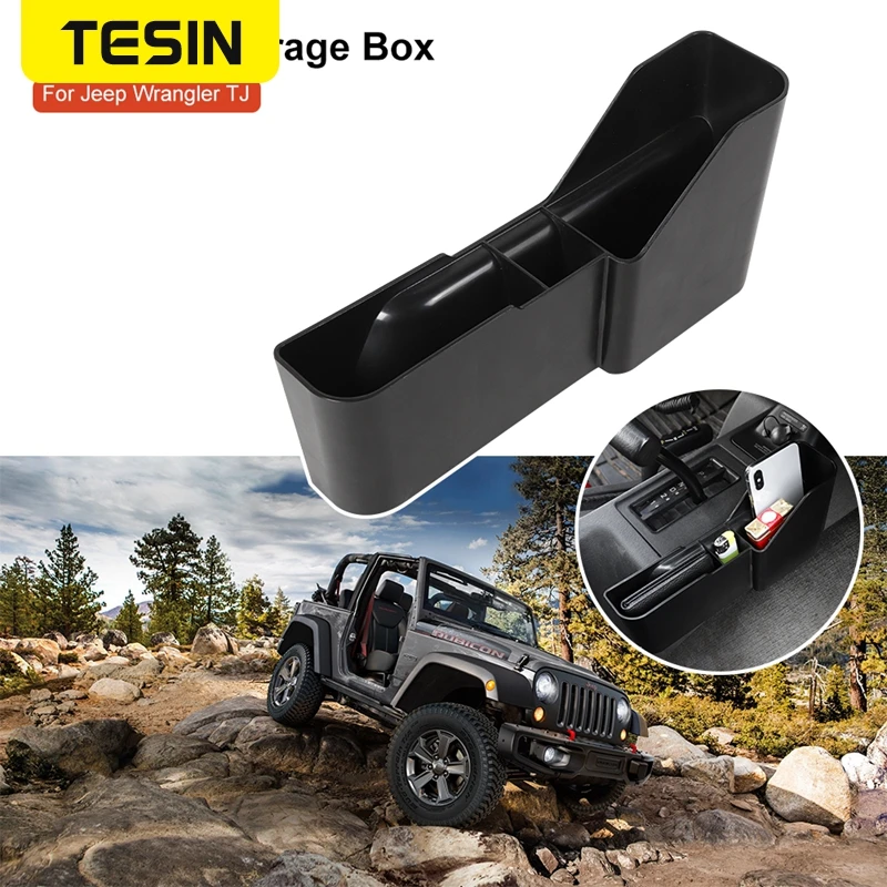 TESIN Stowing Tidying for Jeep Wrangler TJ Car Gear Storage Box Organizer for - £34.58 GBP