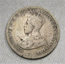 1912 Australia 6 Pence .925 Silver Coin AG372 - $15.45