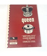 Vintage Amway Queen Waterless cookware stainless steel cook recipe book ... - $221.85 MXN