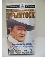 John Wayne &amp; Maureen O&#39;Hara McLintock Collector&#39;s Edition 2 Tape Set BRA... - $9.99