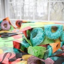 Colorful Fruit Loops Cereal Premium Eco Friendly Decorative Gift Wrappin... - $14.85+