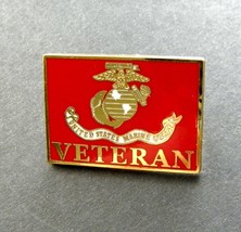 Us Marine Corps Rectangle Lapel Pin Badge 1.1 X 3/4 Inch Usmc Marines - £4.49 GBP