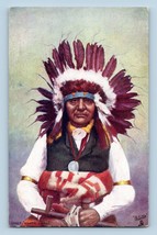 Chief White Swan Raphael Tuck 2171 Native American UNP DB Postcard N10 - £11.72 GBP