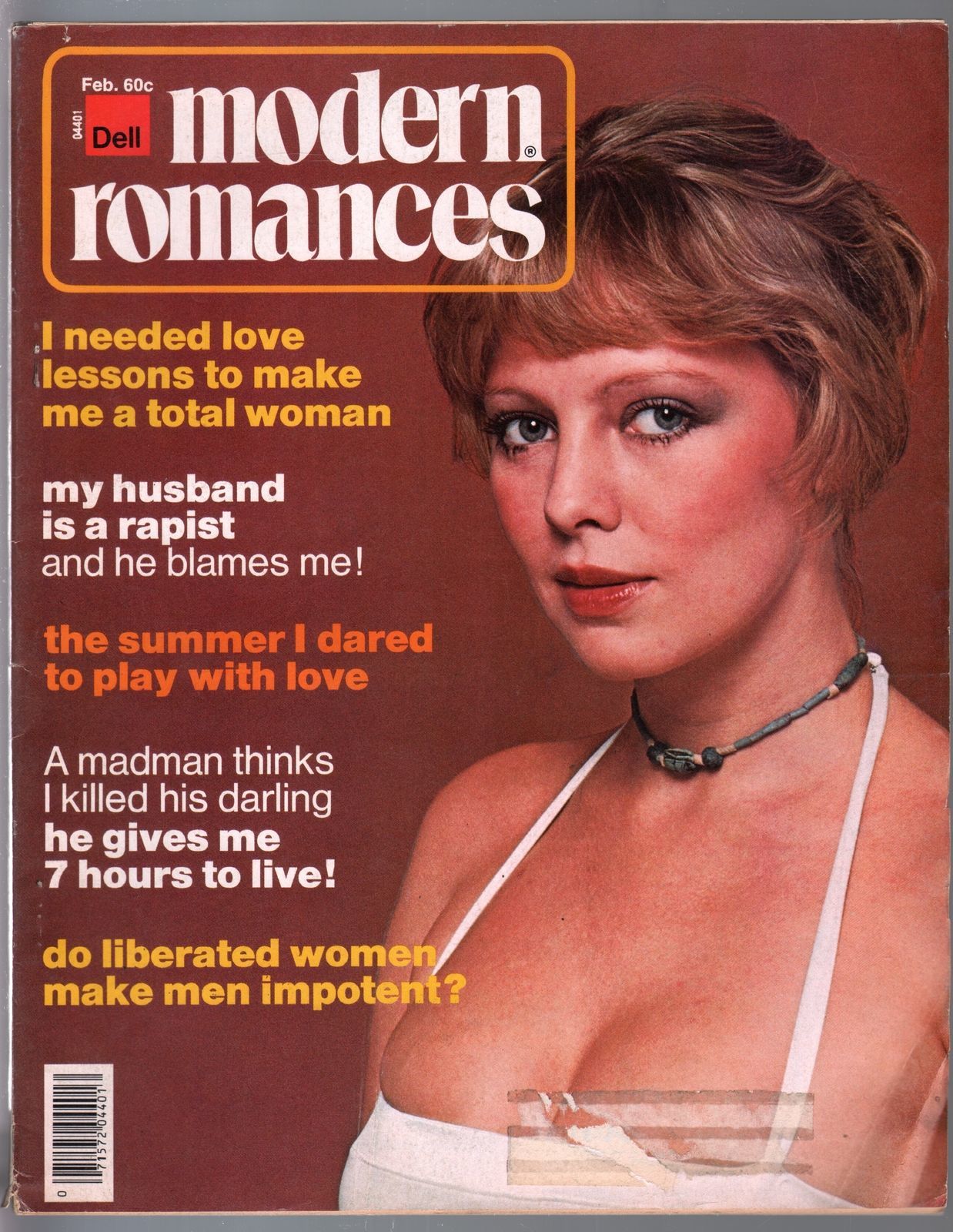 Modern Romances 2/1976-Dell-exploitation magazine-spicy pulp stories-pin-ups-VG - £24.79 GBP