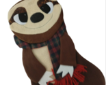 Hobby Lobby Cute Smiling Sloth 20 inch Christmas Stocking New - $17.51