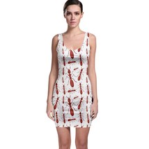 Sexy Bodycon Dancing Dress fire ant red ant soldier patern Streetwear de... - $28.99