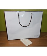 Coach Decorative Shopping Paper Bag White with Chocolate Brown Trim Red ... - $29.84 CAD