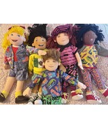 Lot 5 Unicef 13” International Rag Dolls 1990’s - $873.10 MXN