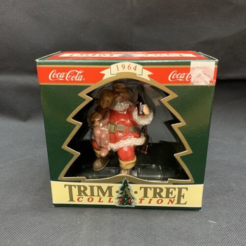 NEW Coca-Cola Santa Claus Christmas Ornament  Xmas Bottle Coke 1995 Vint... - $9.89