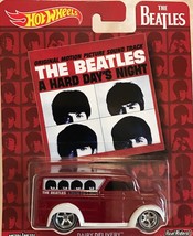 The Beatles A Hard Day's Night Hot Wheels Dairy Delivery Diecast Car Van OOP   - $19.99