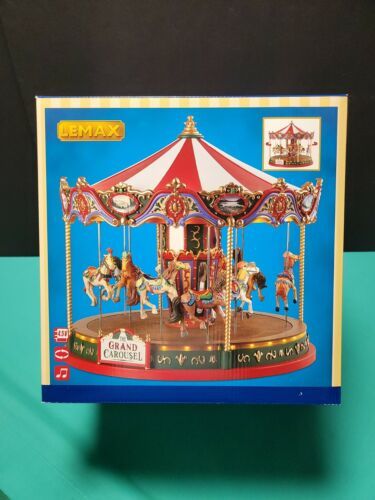 Lemax "The Grand Carousel" SKU 84349 Sights & Sounds Brand New 2018 - $297.00
