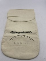 Santoni Italy Dust Bag Beige Flannel Shoes Boots Loafers Storage 14x8&quot; - $15.77