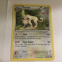 2016 Persian Pokemon Stage 1 Card 89/114 - $2.69