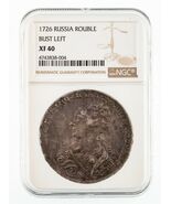 1726 Russia Rouble Bust Left Catherine I Graded by NGC as XF40 KM #168 - €4.908,03 EUR