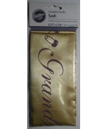 Wilton Industries Inc Baby Shower Party Grandma to Be Sash Grandmother - $7.38