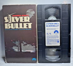 Silver Bullet VHS Stephen King Horror Werewolf Gary Busey Corey Haim - £10.95 GBP