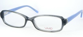 Neuf ViViD 813 Gris/Bleu Lunettes Plastique Cadre 53-16-135mm - £49.38 GBP