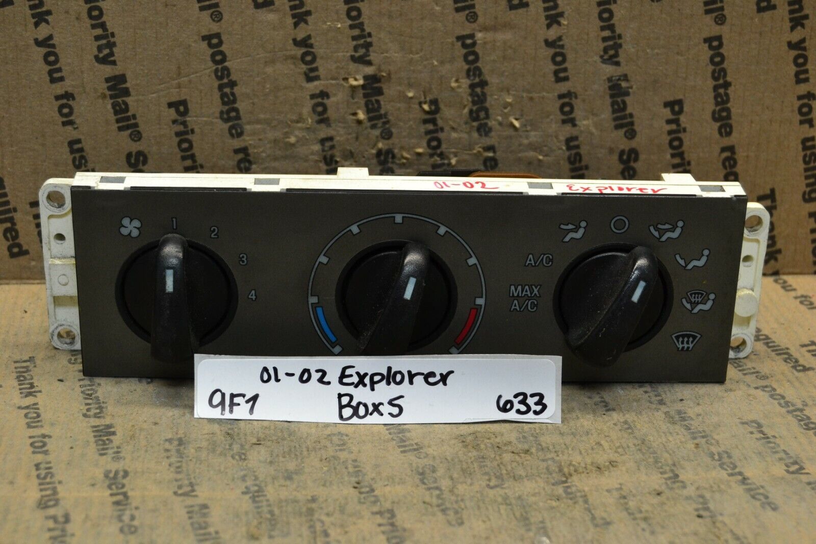 01-05 Ford Explorer AC Heat Temperature Control Switch XL5H19C733BA bx5 ... - $4.99