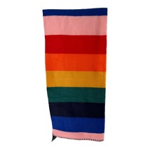 Old Navy Multi-Colored Striped Blanket – Soft and Plush (50" x 56") NEW - $349.78 MXN