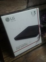 LG Ultra Slim Portable External USB DVD Writer Drive SP80NB80 Open box NEW - $20.30