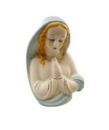 Vintage Madonna Planter Praying Virgin Mary Head Vase Or Planter Japan - $442.59 MXN