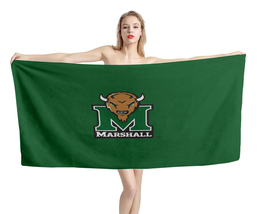 Marshall Thundering Herd NCAAF Beach Bath Towel Swimming Pool Holiday  Gift - $22.99+