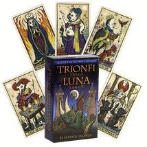 Trionfi Della Luna Tarot Cards – 78-Card Mystical Art Deck for Divination - $12.86