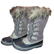 Sorel Waterproof NL1540051 Winter Boots Gray Joan of Arctic Removable Liner 7.5 - £33.74 GBP