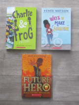Scholastic Lot Of 3 Bks Charlie&amp;Frog,Future Hero,Ways To Make Sunshine P/B New! - £9.32 GBP