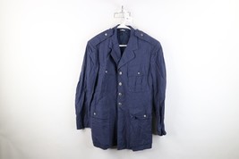 AS IS Vtg 60s Vietnam War Mens 41R USAF Wool Blue 1084 Officer Jacket Co... - $34.60