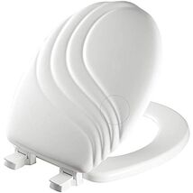 MAYFAIR 27ECA 000 Sculptured Swirl Toilet Seat will Never Loosen and Easily - $41.49