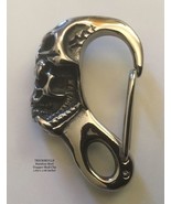 Skull Clip Carabiner Keychain Wallet Chain Hook DIY 316 Stainless Accessory - $17.82