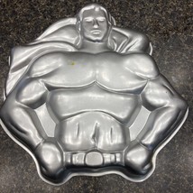 Vintage 1977 Wilton Superman Cake Pan 502-1212 - DC Comics Superhero - £6.25 GBP