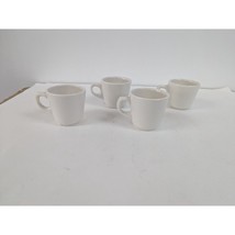 Set of 4 Buffalo China USA Heavy Restaurant Ware Coffee Cups Mugs - £23.87 GBP
