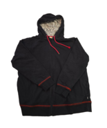 Tomboyx Black Red Hoodie Unisex XL Full Zip Comfort Casual - $33.79 CAD