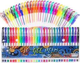 Gel Pens for Adult Coloring Books, 30 Colors Fine Point Gel Marker Pen  - $10.45