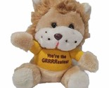 You&#39;re the Greatest Lion Plush Lovey 8&quot; Toy Grrrreatest CM Paula 1986 Vtg - £15.65 GBP