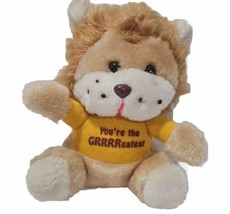 You&#39;re the Greatest Lion Plush Lovey 8&quot; Toy Grrrreatest CM Paula 1986 Vtg - £15.60 GBP