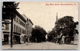 Mechanicsburg PA East Main Street 1914 Pennsylvania Postcard B49 - £5.53 GBP